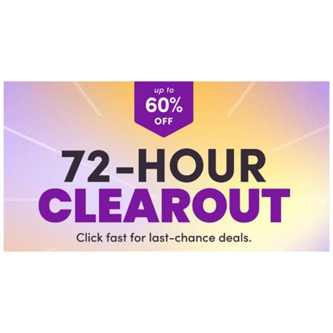 wayfair 72 hour clearout|wayfair clear out sale.